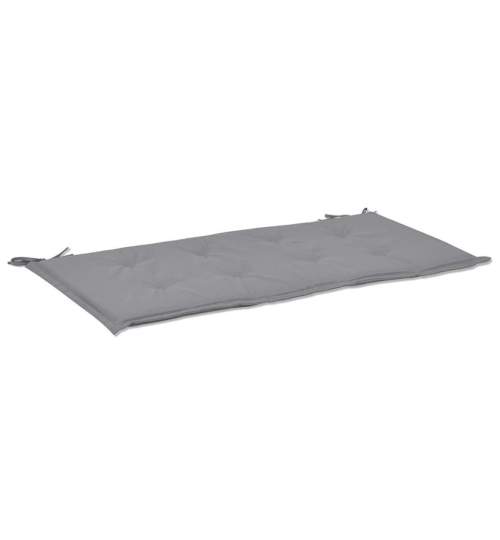 Perna de sezut pentru banca 200 cm lungime x 40 cm latime, formata din 2 pernute de 100 cm x 40 cm, culoare Gri