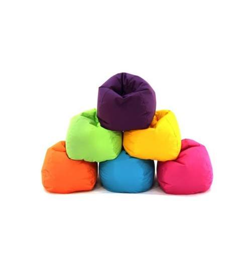 Fotoliu Bean Bag BIG, tip para, impermeabil, diametru 73cm, culoare portocaliu