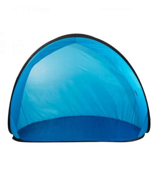 Cort Pop-Up pentru Plaja, semi-deschis, protectie solara UV, 150x120 cm, albastru