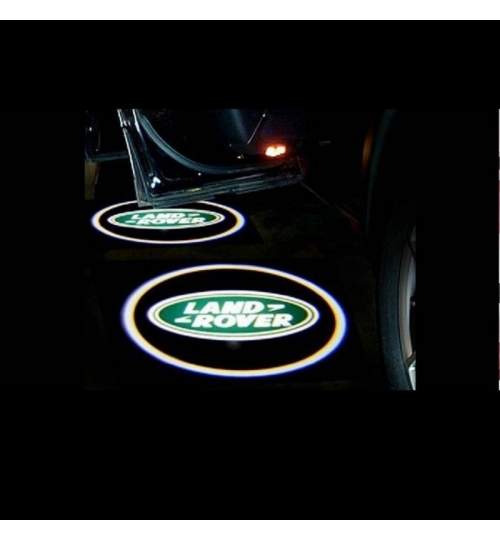 Kit proiectoare logo Holograma, montare sub usa Land Rover, 2buc