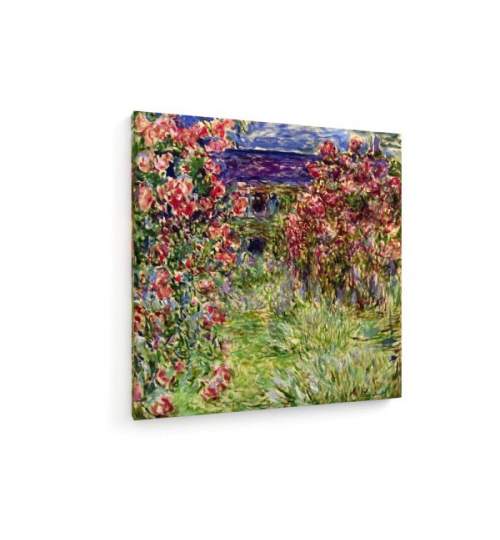 Tablou pe panza (canvas) - Claude Monet - House in the roses AEU4-KM-CANVAS-395