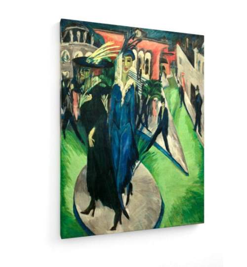 Tablou pe panza (canvas) - Ernst Ludwig Kirchner - Potsdamer Platz AEU4-KM-CANVAS-255