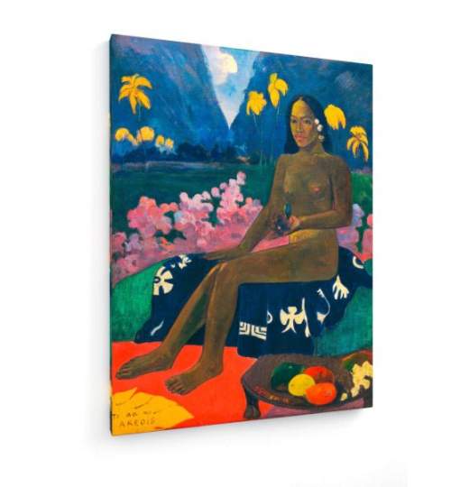Tablou pe panza (canvas) - Paul Gauguin - Tahiti: Te Aa No Areois - The Seed of the Areoi - AEU4-KM-CANVAS-272