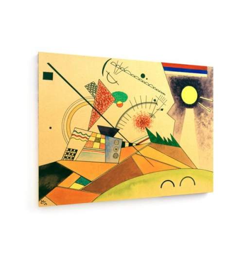 Tablou pe panza (canvas) - Wassily Kandinsky - Sketch for Moving Silence AEU4-KM-CANVAS-440