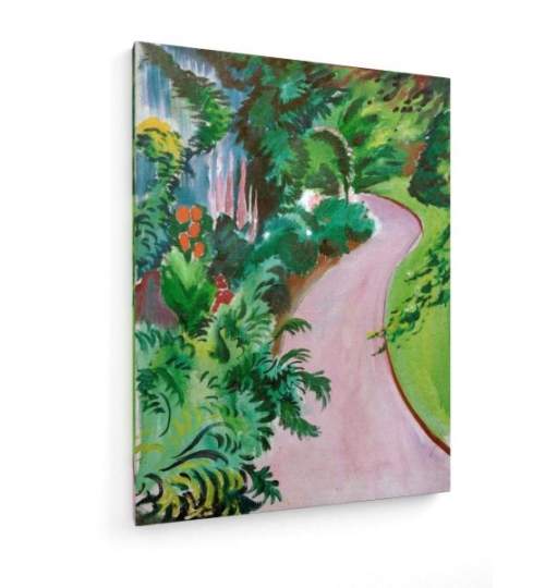 Tablou pe panza (canvas) - August Macke - Garden Path AEU4-KM-CANVAS-1707