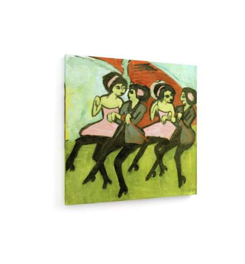 Tablou pe panza (canvas) - Ernst Ludwig Kirchner - Panama Dancers - 1910 AEU4-KM-CANVAS-577