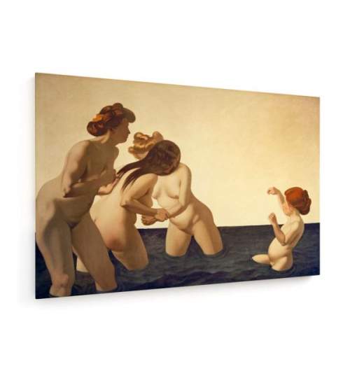 Tablou pe panza (canvas) - Felix Vallotton - Three women and a girl AEU4-KM-CANVAS-1136