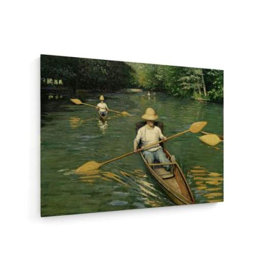 Tablou pe panza (canvas) - Gustave Caillebotte - Canoes on the Yerres River AEU4-KM-CANVAS-614