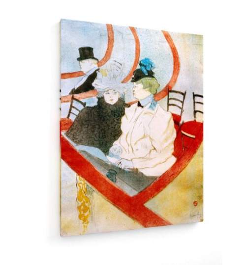 Tablou pe panza (canvas) - Henri de Toulouse-Lautrec - The Grand Lodge - 1896-97 AEU4-KM-CANVAS-672