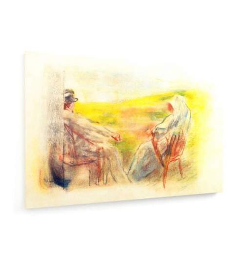 Tablou pe panza (canvas) - Liebermann - Man and woman in dunes AEU4-KM-CANVAS-1058