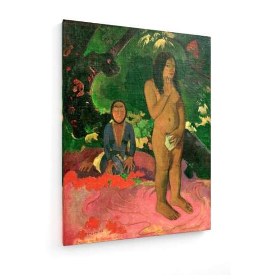Tablou pe panza (canvas) - Paul Gauguin - Parau na te varua ino AEU4-KM-CANVAS-1643