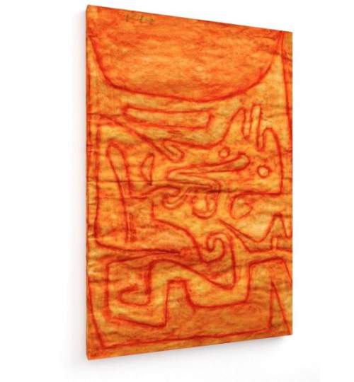Tablou pe panza (canvas) - Paul Klee - demon of Glut - 1939 AEU4-KM-CANVAS-1366