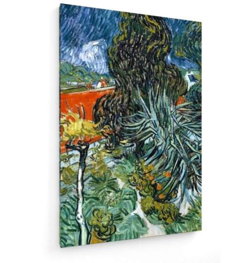 Tablou pe panza (canvas) - Vincent Van Gogh - Dr. Gachet's Garden - 1890 AEU4-KM-CANVAS-1285