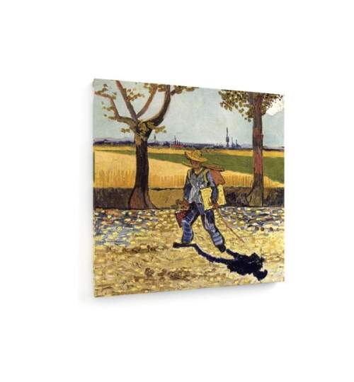 Tablou pe panza (canvas) - Vincent Van Gogh - On the way to work AEU4-KM-CANVAS-674