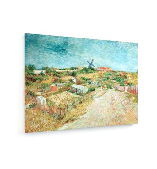 Tablou pe panza (canvas) - Vincent Van Gogh - Veget. Gard. at Butte Montmartre AEU4-KM-CANVAS-1482