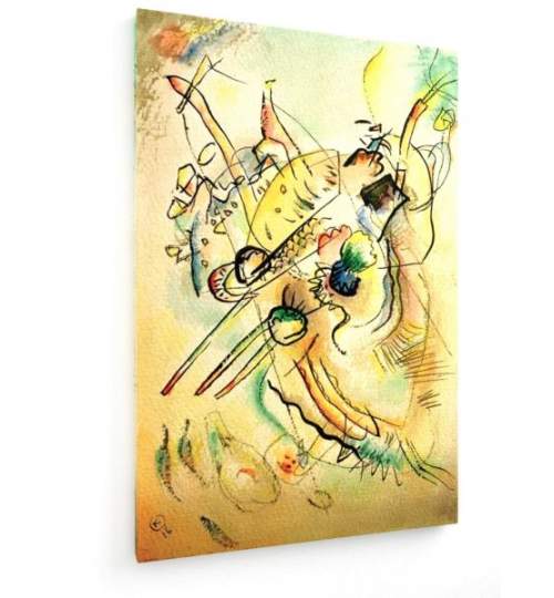 Tablou pe panza (canvas) - Wassily Kandinsky - Composition D AEU4-KM-CANVAS-1818