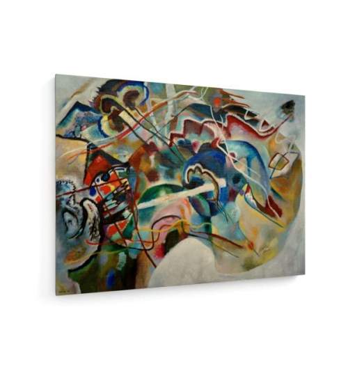 Tablou pe panza (canvas) - Wassily Kandinsky - Painting with White Border AEU4-KM-CANVAS-739