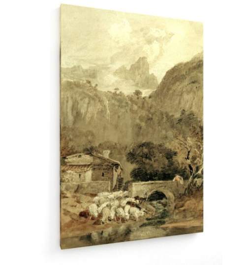 Tablou pe panza (canvas) - William Turner - Aiguillette from Cluse valley AEU4-KM-CANVAS-847