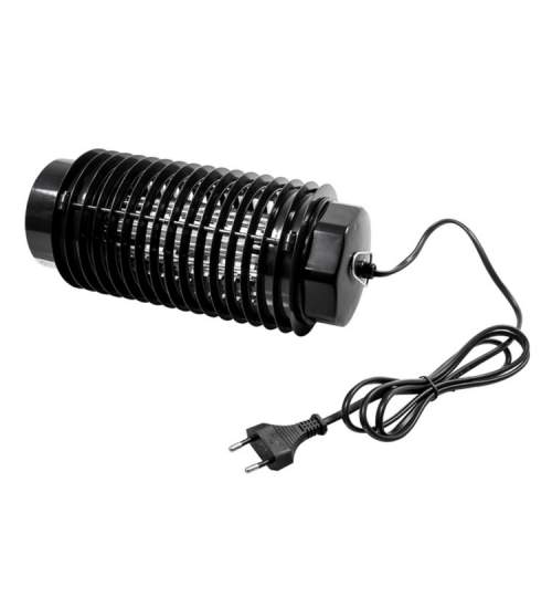 Lampa Electrica Aparat UV Anti Insecte, 30mp, Putere 9W, Inaltime 28cm, 230V, Negru