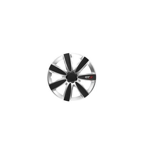 Capace roti auto GTX Carbon SB 4buc - Argintiu/Negru - 16'' ManiaMall Cars