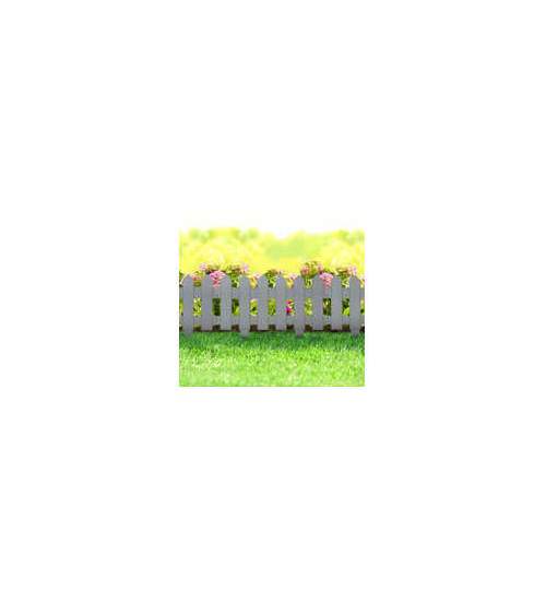 Bordura pt. pat de flori / gard - extensibil, 40,5 x 29,5 cm - Gri ManiaMall Cars