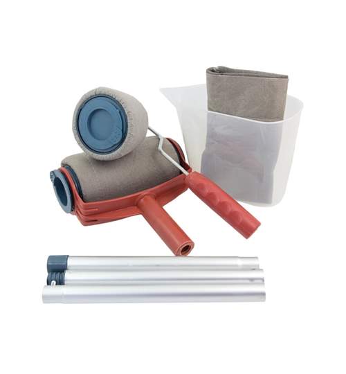 Kit trafalet Paint Runner cu rezervor incorporat, maner pliabil, role mici pentru colturi si vas pentru vopsea HomePaint