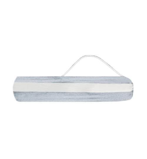 Hamac dublu clasic RIO pentru curte sau gradina, capacitate 120 kg, 240x160 cm, alb/gri