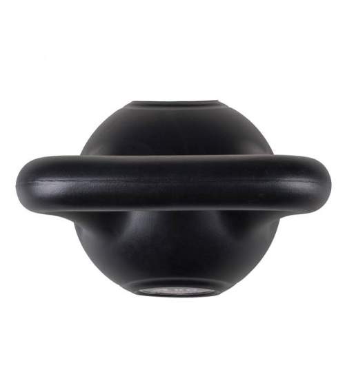 Gantera Kettlebell cu maner, ABS, 12 kg, culoare Negru