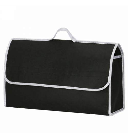 Organizator Portbagaj cu prindere Velcro, 50x31x16, culoare Negru/gri