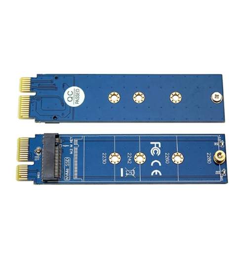 Adaptor conectare disc M.2 NVMe Key M la o placa de baza de PC cu slot PCI-e