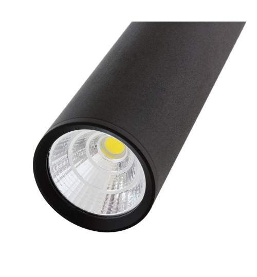 Lampa Led decorativa cu Tub, Suspendata, Putere 8w, Lungime Maxima 100 cm, culoare Negru