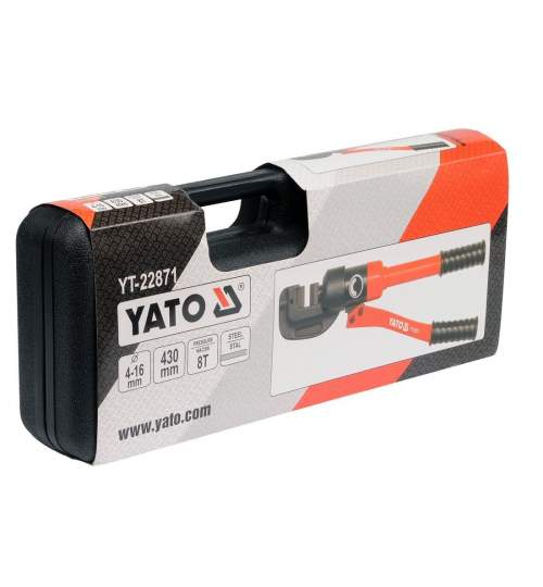 Cleste manual, hidraulic, Yato YT-22871, pentru cabluri, 4-16mm FMG-YT-22871