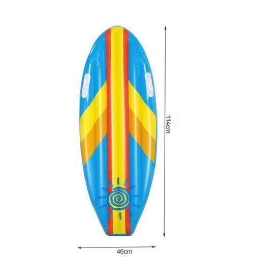 Placa de surf gonflabila pentru copii, Bestway, 114x46cm, multicolor