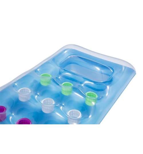 Saltea Gonflabila pentru Plaja sau Piscina, 188x71 cm, culoare Albastru