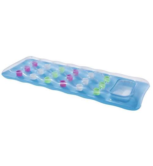 Saltea Gonflabila pentru Plaja sau Piscina, 188x71 cm, culoare Albastru