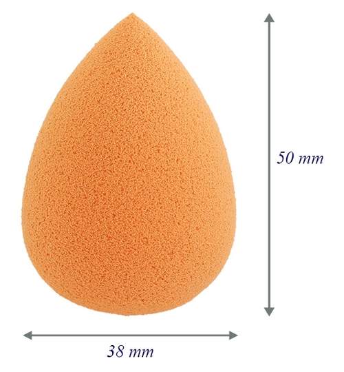 Burete pentru Machiaj in Forma de Picatura, Dimensiuni 50x38mm