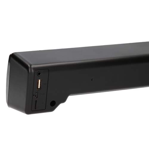 Boxa Bluetooth Soundbar Portabila, Microfon Incorporat, Radio FM, AUX, USB, MicroSD, Conectare fara Fir la PC, TV, Telefon HandsFree, Laptop, Vordon 2x5W