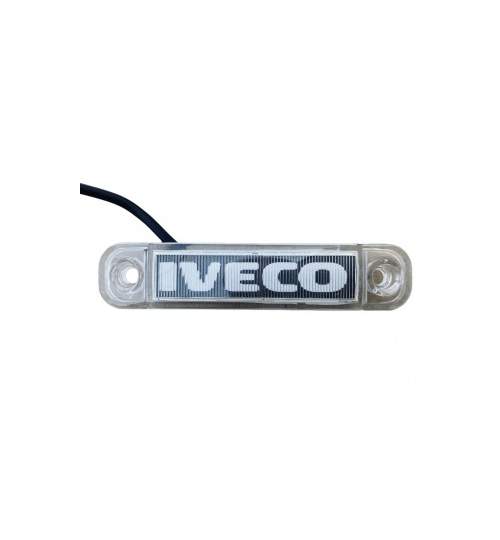 Lampa de gabarit cu LOGO IVECO alb 12v-24v MVAE-2462