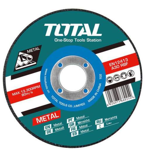 TOTAL - Disc abraziv taiere metal - 355x3x25.4mm - MTO-TAC2213551