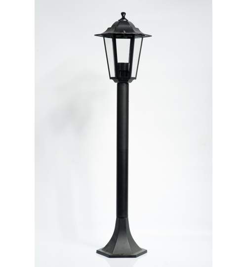 Lampa iluminat exterior tip stalp cu felinar LUNA 80cm