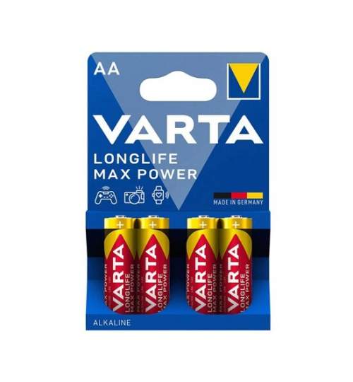 Set 4 baterii Varta Max Power, LR06, AA FMG-LCH-VAR-4706