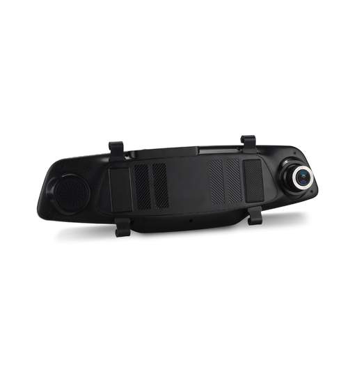 Pachet Oglinda Auto Retrovizoare cu Display 5 Inch, Camera Video Marsarier si Camera Video DVR Full HD 1080 Vordon pentru Inregistrare Trafic