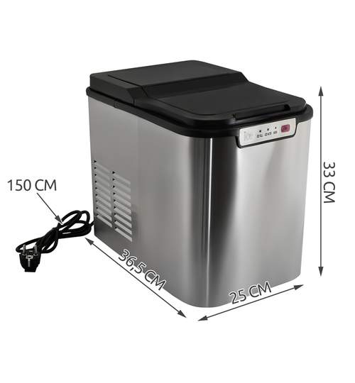 Masina de Facut Gheata, Rezervor 2.2L, Capacitate 12kg Gheata pe Zi, Putere 120W