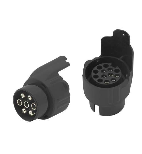 Priza Remorca Auto cu Adaptor Inclus pentru 7 sau 13 Pini