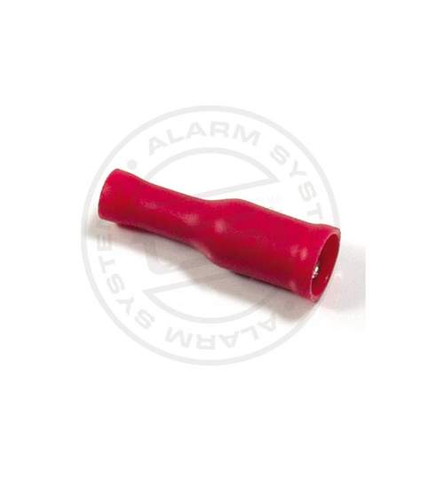 Conector electric mama tubular, mufa pentru inadire diam 0.25- 1.5mm, 4mm, Rosu Kft Auto