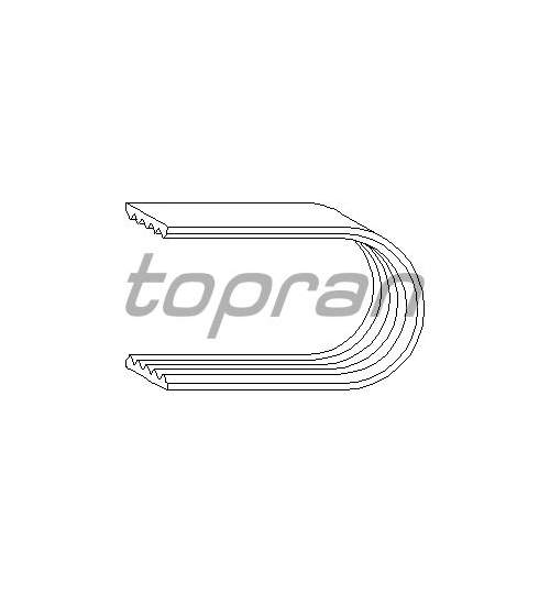 Curea transmisie Skoda Superb Vw Passat 3B Audi A4 A6 Mercedes W245/ W169 Topran 5PK1300 Kft Auto