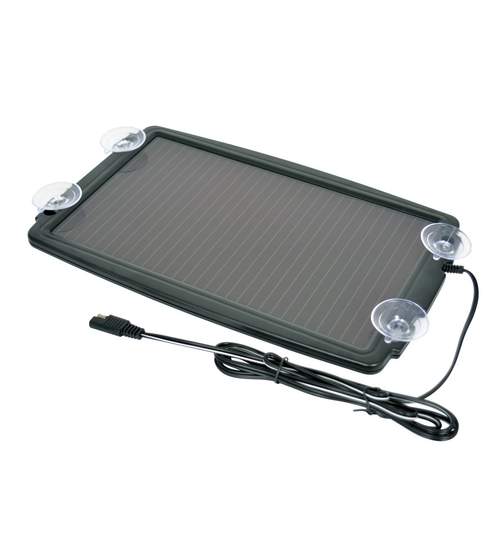 Incarcator solar pentru baterie auto 12V, 138mA, Carpoint Kft Auto