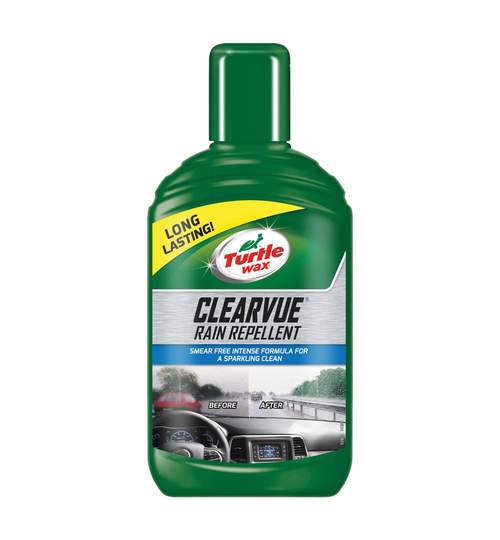 Solutie Anti Ploaie Turtle Wax Tratament parbriz pentru alunecarea apei ClearVue Rain Repellant 300ml Kft Auto