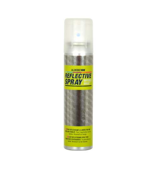 Spray reflectorizant pentru materiale textile, haine, rucsac, incaltaminte Albedo Invisible Bright, 100ml Kft Auto