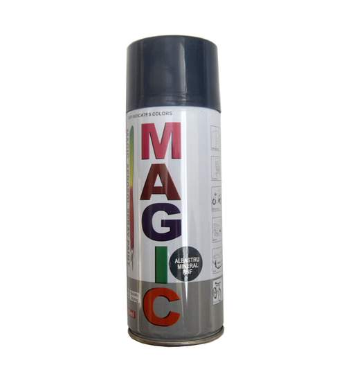 Spray vopsea MAGIC Albastru mineral RNF , 400 ml. Kft Auto